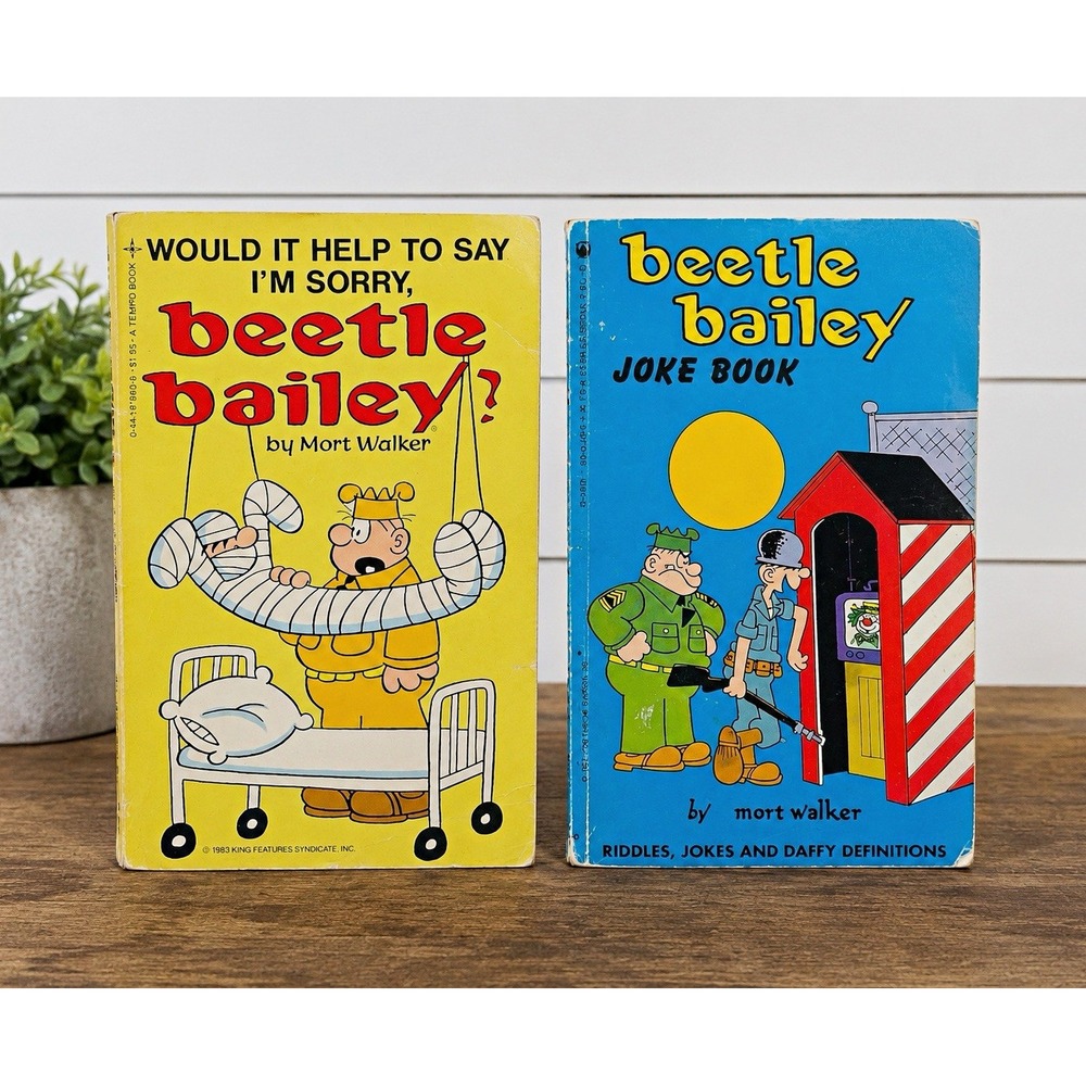 Beetle Bailey Would It Help to Say I'm Sorry? Mort Walker PB Illustrated 1982